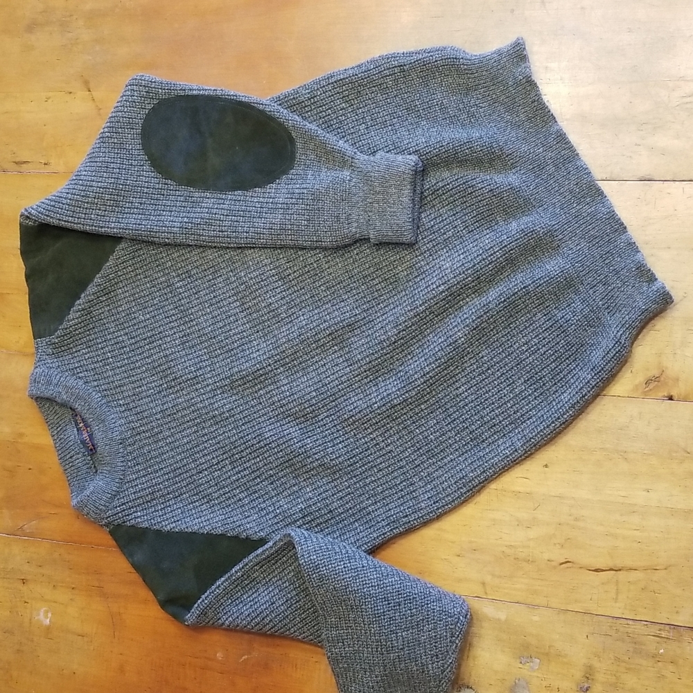 Maddy Moss of Scotland 100% Wool Sweater Sz L